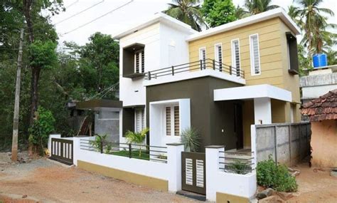 889 Sq Ft 2bhk Contemporary Style Two Storey Home And Free Plan Home