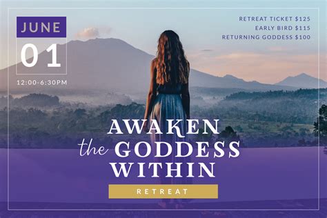 Awaken the Goddess Within Retreat - Ragan Thomson