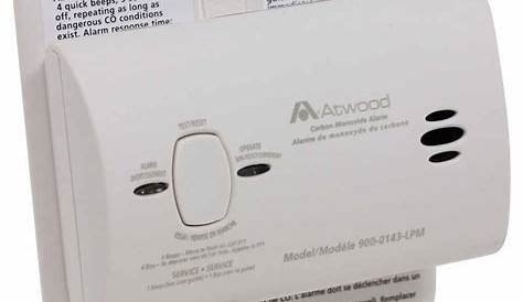 Atwood RV Carbon Monoxide Detector - Non-Digital - White Dometic RV Gas