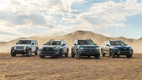 Ford Bronco Sport Vs Jeep Wrangler Vs Subaru Outback Wilderness Vs