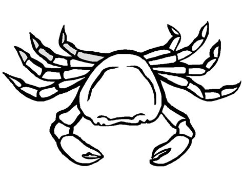 Free Printable Crab Coloring Pages For Kids