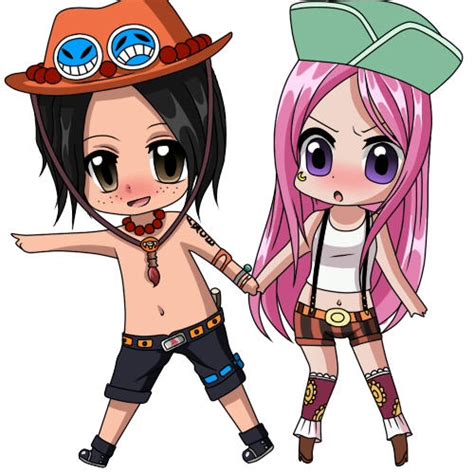 Portgas D Ace And Jewelry Bonney By Mayueucliffe On Deviantart