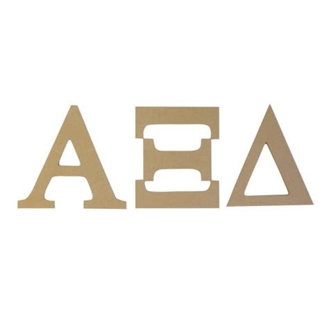 Alpha Xi Delta 75 Unfinished Wood Letter Set