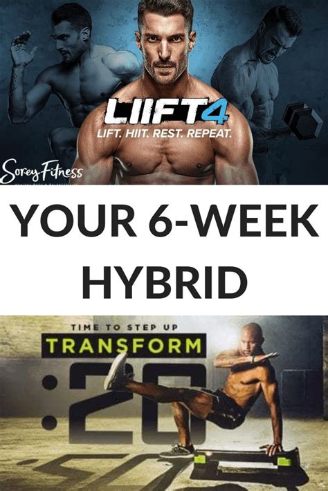 Transform 20 LIIFT4 Hybrid Calendar | Workout schedule, Workout ...