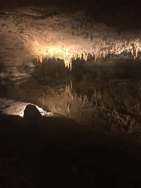 Luray Caverns Virginia Pool Of Water On The Cave Floor Creates A