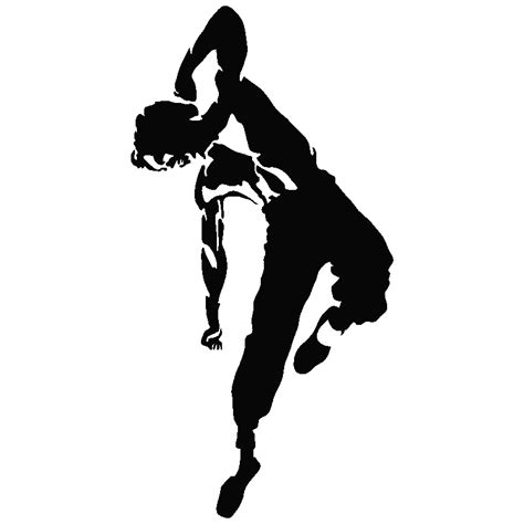 Silhouette Sticker Wall Decal Cartoon Bruce Lee Png Download 800