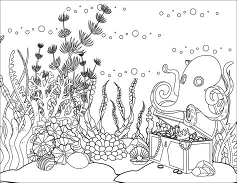 Ocean Coloring Book Pages Coloring Pages