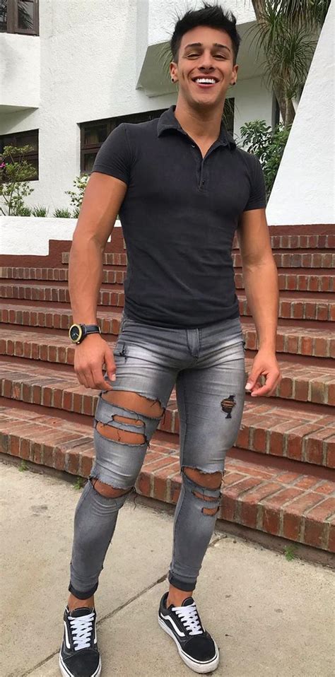 Pin By Captain On Guys In Jeans Super Skinny Jeans Men Pants Outfit