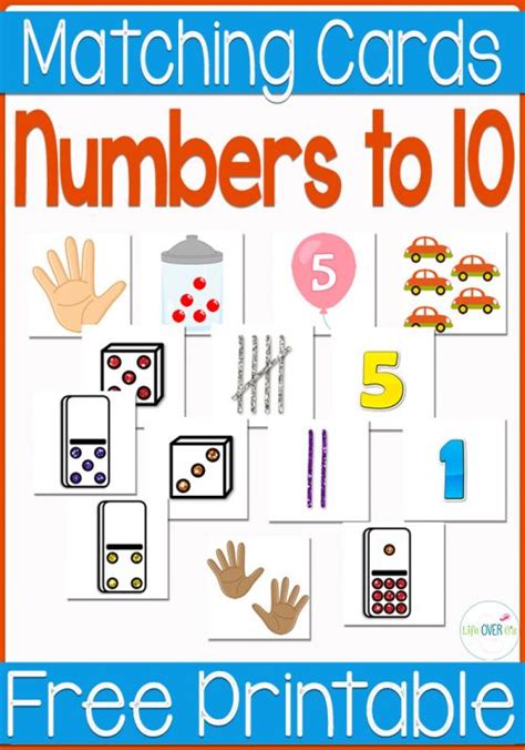 Free Number Recognition Printable Life Over Cs Learning Numbers