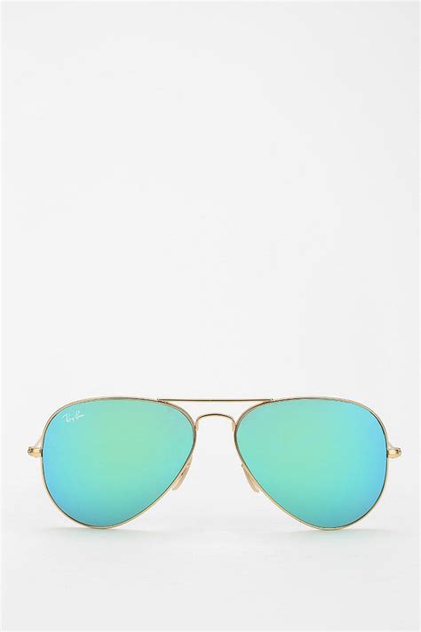 Ray Ban Mirrored Aviator Sunglasses Urban Outfitters In 2023