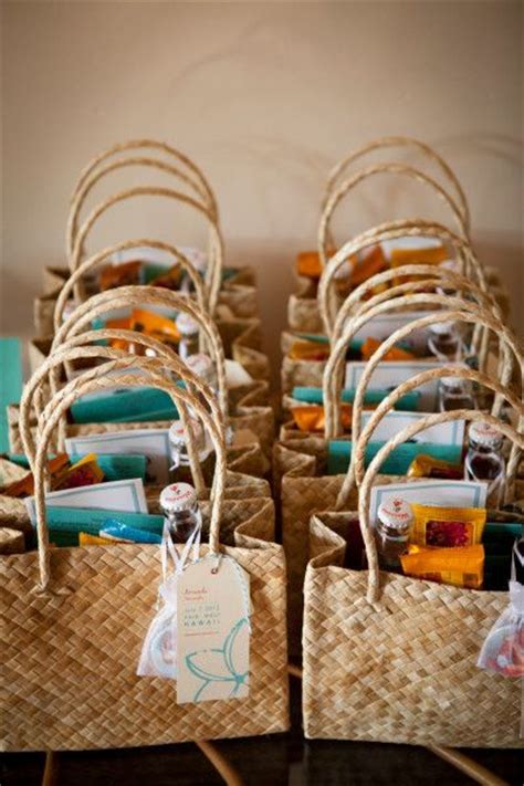 Aruba beach wedding welcome baskets. Welcome Bags, Baskets, Boxes, Cards for Wedding Guests ...