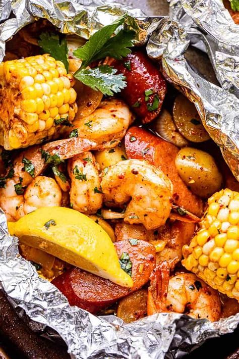 Granulated sugar , brown or white only. This Grilled Shrimp Boil in Foil Packets is a flavor ...