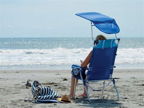 Rio beach chairs are among the best beach chairs for frequent campers. Rio Brands Hi-Boy Beach Chair with Canopy and Pillow ...