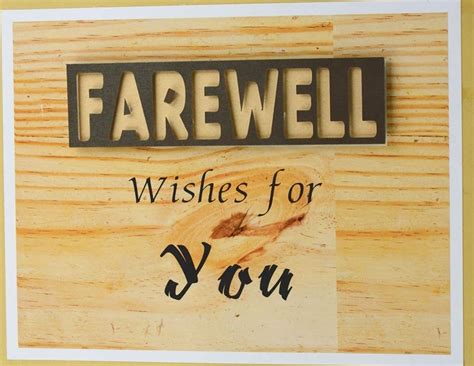 Farewell Card Messages