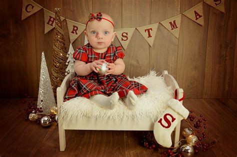 Babys Christmas Photoshoot In Liverpool Eden Baby Photography