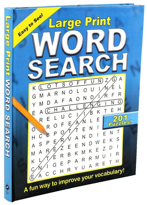 Large Print Word Search Book By Editors Of Portable Press Official
