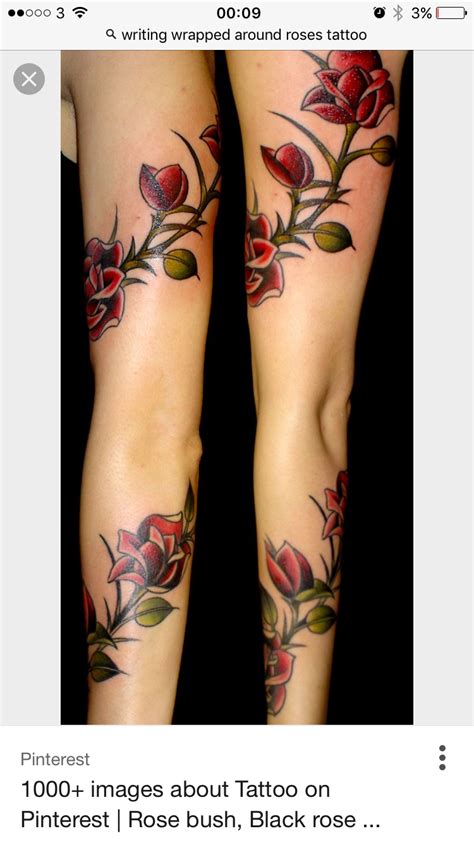 Pin By Paul Johnson On Le Tat Around Arm Tattoo Rose Vine Tattoos