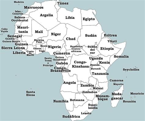 Mapa Actual De África 7 Download Scientific Diagram