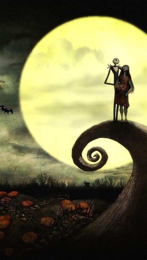 The best gifs are on giphy. 45+ Nightmare Before Christmas iPhone Wallpaper on ...