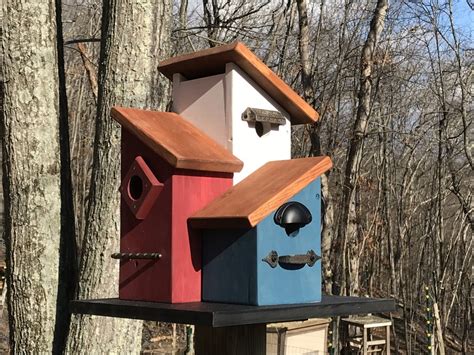 How To Build A Multi Unit Condo Birdhouse Easy Diy Birdhouse Plans