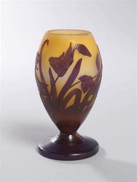 Émile Gallé 1846 1904 Purple Yellow S D Glass Smithsonian Cooper Hewitt National Design