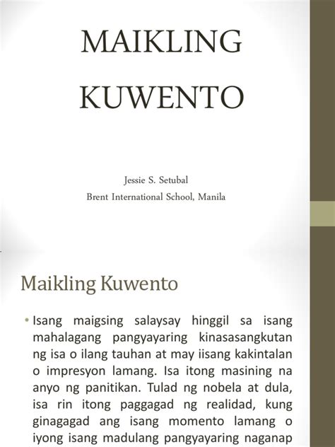 Maikling Kwentong Makabanghay Example Maikling Kwentong Images Sahida