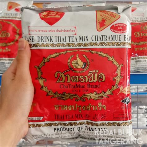 Jual Cha Tra Mue Thai Tea No 1 Original Bpom Halal 400g Di Lapak