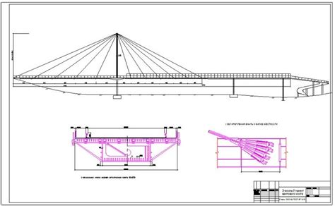 Cable Stayed Bridge Design Drawings Download Drawings Blueprints