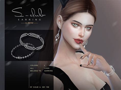 Sims 4 — S Club Ll Ts4 Bracelet 2021012 By S Club — Diamond Bracelet
