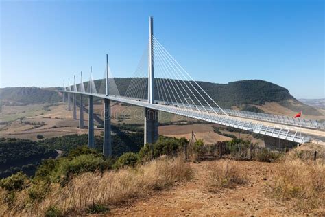 Millau Viaduct Stunning Cable Stayed Bridge In The Tarn Valley