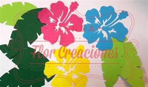 Moldes Para Hacer Flores Hawaianas De Cartulina Flores Imagenes