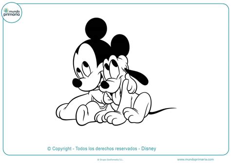 Dibujos de Mickey Mouse para Colorear Imprimir