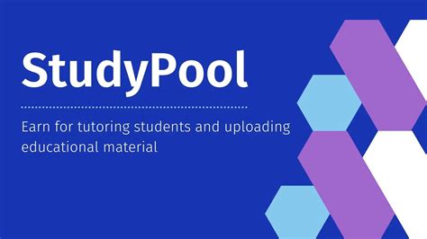 Studypool Earn Money With Micro Tutoring Global And Introvert Friendly