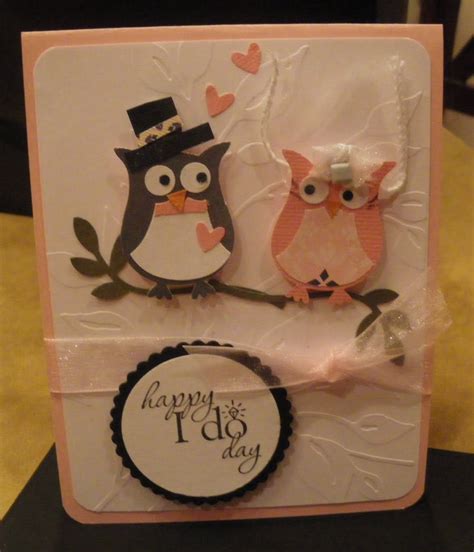 Owl Punch From Stampin Up Owl Punch Cards Owl Wedding Wedding Shower