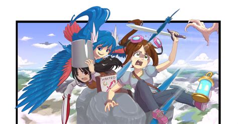 Girl Original Terraria Dont Disturb The Harpies Pixiv