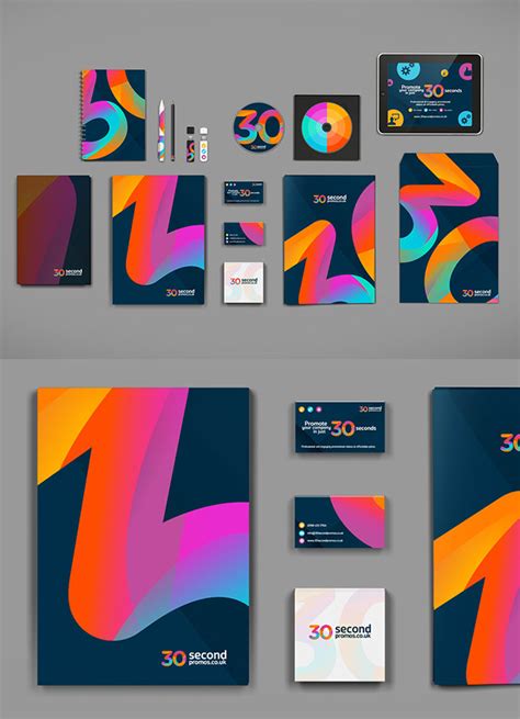 Showcase Of Creative Designs Made With Vibrant Gradients Branding