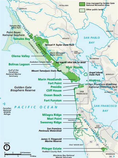 Golden Gate National Park Map