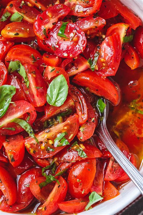Marinated Tomato Salad Recipe Best Tomato Salad Recipe — Eatwell101