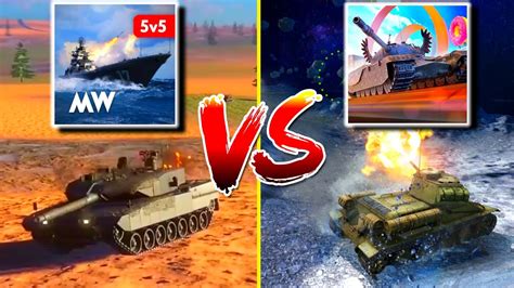 Modern Warships Tanks Vs World Of Tanks Blitz Youtube