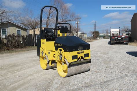 2010 Bomag Bw900 2 Compactor Roller Vibratory Smooth Drum 124 Hours