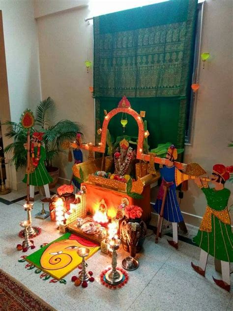 Courtesy of reema karnick zope. 60 best images about Ganapati Decorations on Pinterest ...