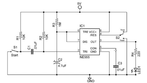 555 Timer Schematic Diagram 555 Timer Circuit Page 7 Other Circuits