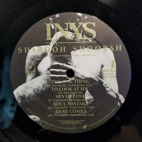Inxs Shabooh Shoobah Lp 1982 New Wave Alternative Atco Ultrasonic Cleaned Eclectic Sounds