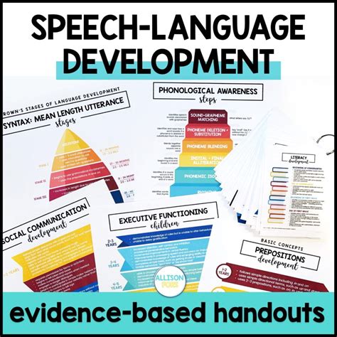 Speech Language Development Handouts Allison Fors Inc