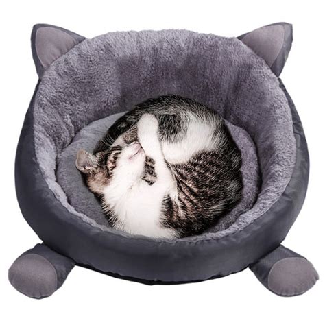 Κρεβάτι γάτας βαμβακερό στρογγυλό Cama Gato Cheap Dog Kennels Diy Dog