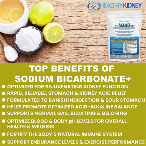 Organic Sodium Bicarbonate Alkaline Supplement For Alkalinity. Support