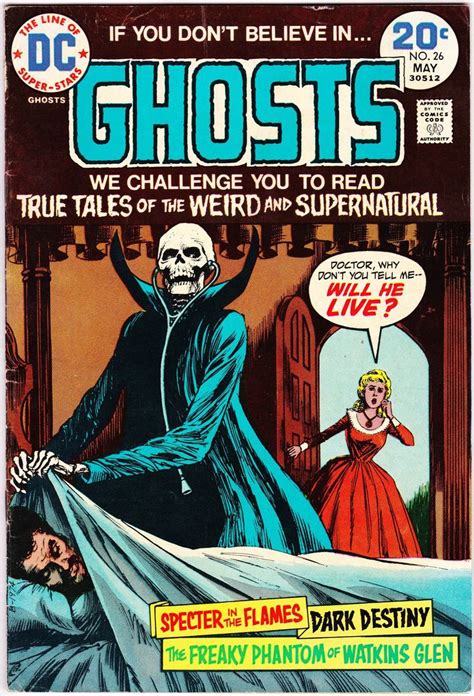 Ghosts 26 May 1974 Dc Comics Grade Fvf Etsy Horror Comics Comics