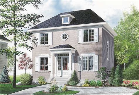 My wise mother, wendy, has a saying about big houses, 'it's just more to clean'. Compact Two-Story House Plan - 21004DR | Architectural ...