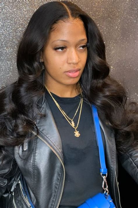 45 Amazing Middle Part Sew In Hairstyles Curly Girl Swag In 2020
