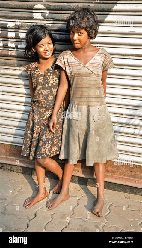 Street Children From Kolkata Calcutta India Stock Photo Royalty Free